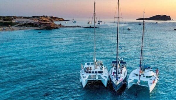 Catamaran trip to Formentera