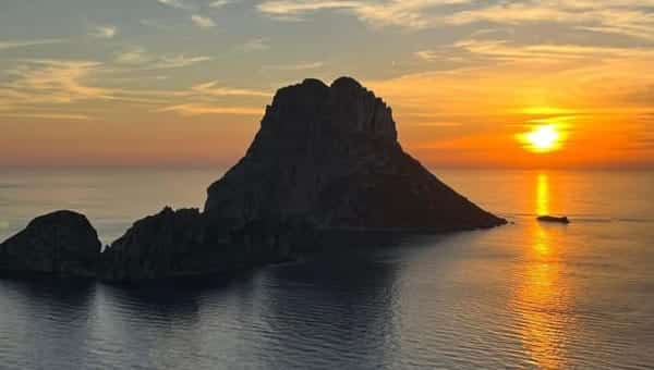 Sunset views at Es Vedrà